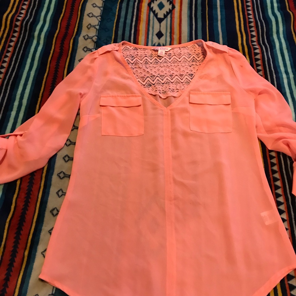 Pink blouse